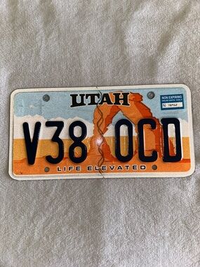 Utah- License Plate